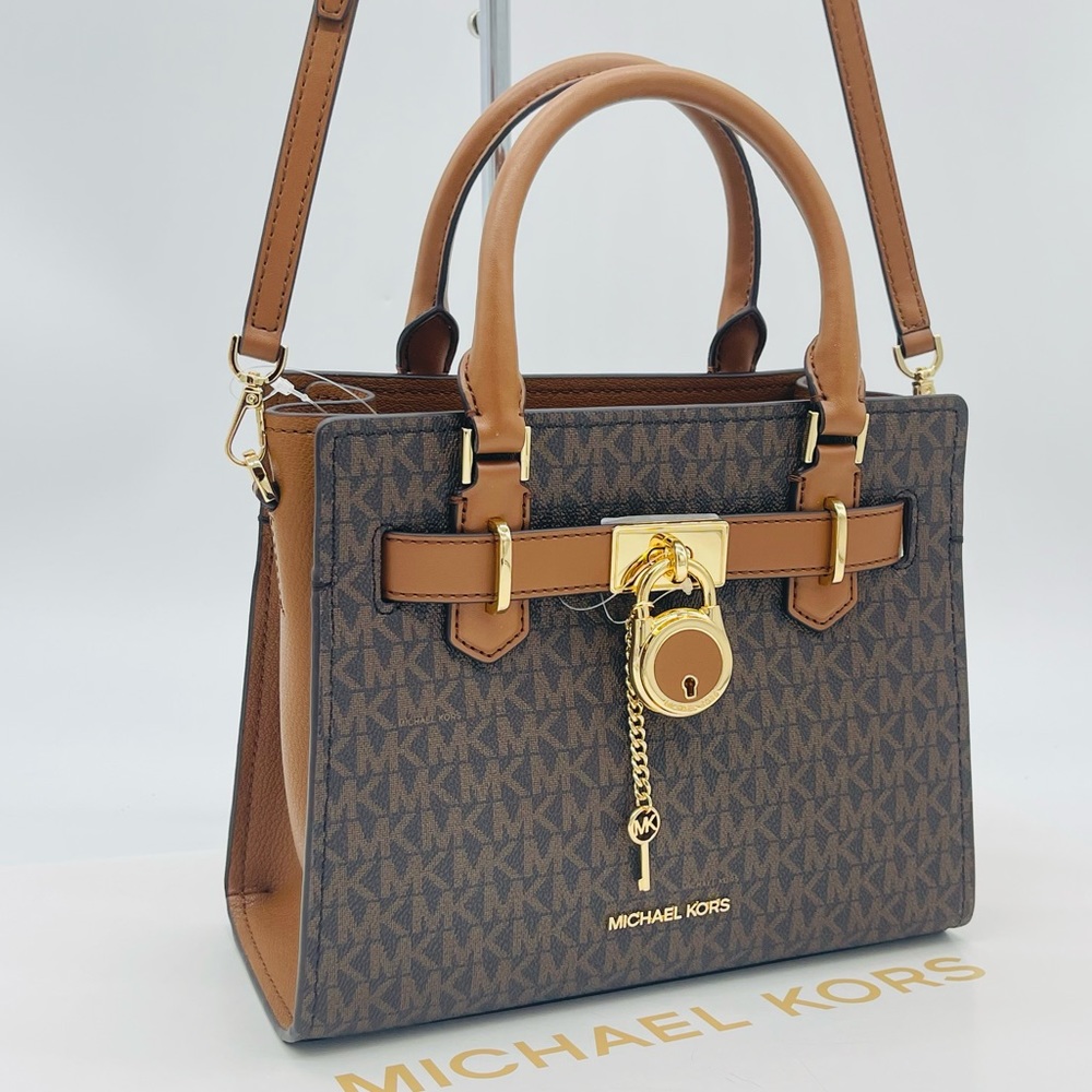 Michael Kors Hamilton Small Satchel Crossbody Bag - Picture 2 of 12